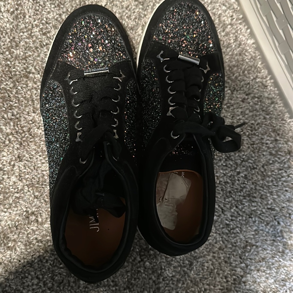 Sparkly Jimmy Choo sneakers